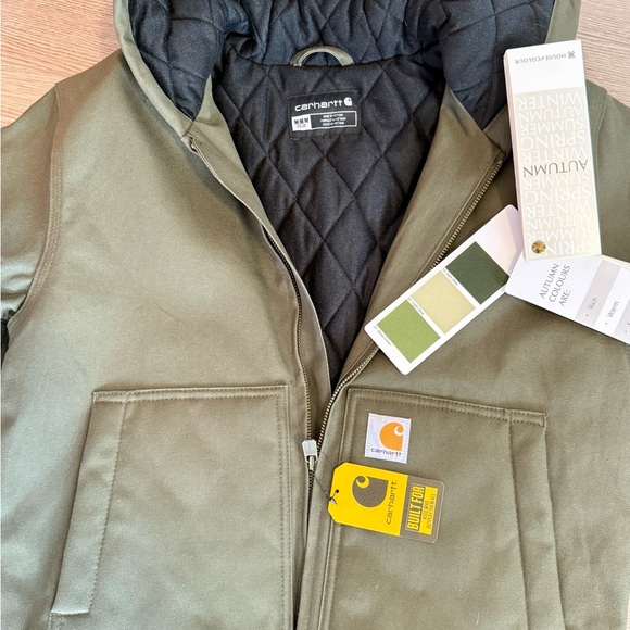 Carhartt Olive Green Hooded Jacket - Picture 6 of 7